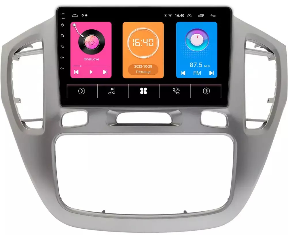 Магнитола для Toyota Highlander, Kluger 2000-2007 - OEM GT9-614 на Android 10, 2ГБ-16ГБ