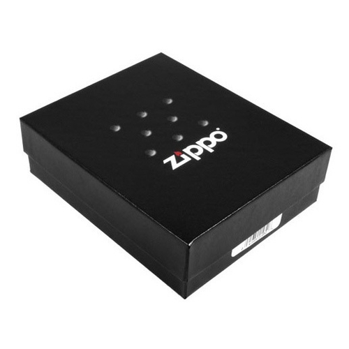 Зажигалка черная Zippo Ростральная колонна с покрытием Black Ice