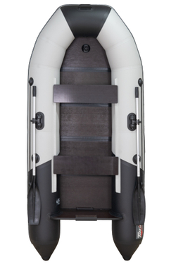 Лодка ПВХ Таймень NX 2850 слань-книжка киль светло-серый/черный