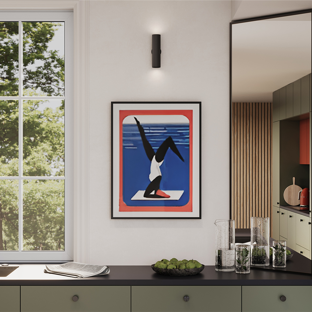 Настенный светильник (бра) Maytoni C080WL-02-GU10-B