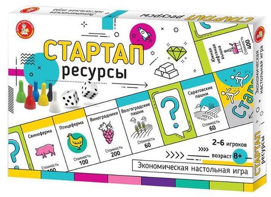Игра экономическая "Стартап" Ресурсы