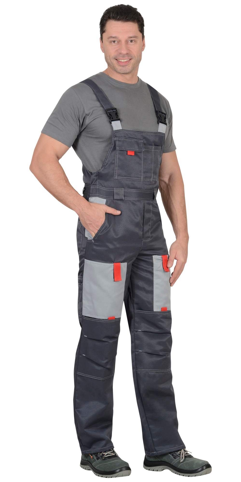 Костюм Т.серый с серым с куртка, п/к