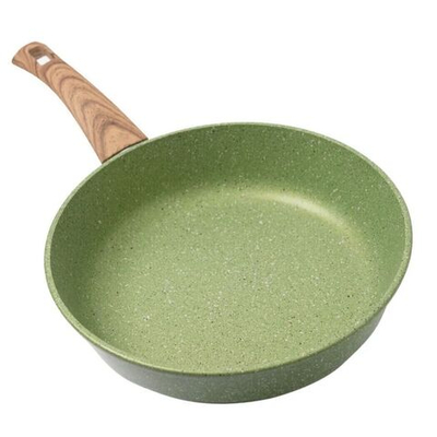 Сковорода алюминий, 24 см, антипригарное покрытие, Vari, Сила природы, SP31124, с деревянной ручкой