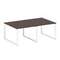 Метал Систем Переговорный стол (2 столешницы) на О-образном м/к БО.ПРГ-2.1