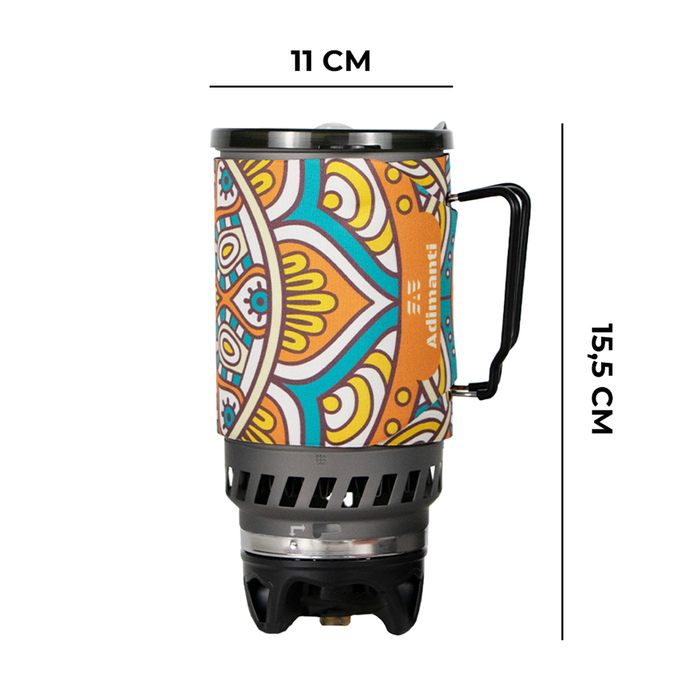 Система приготовления пищи Adimanti AD-10A, 1400 мл,  цветной орнамент, AD-10A