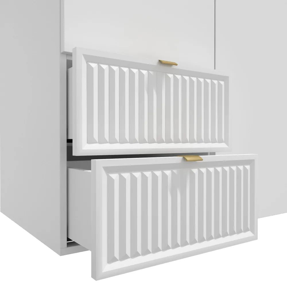 Шкаф для одежды, Окленд, белый 79-676