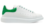 Alexander McQueen Oversized Sneaker "White Green Crocodile"