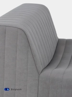 Бескаркасное кресло БайСофт (серый)
