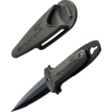 Нож ST-Atlantis, черное лезвие, болотный