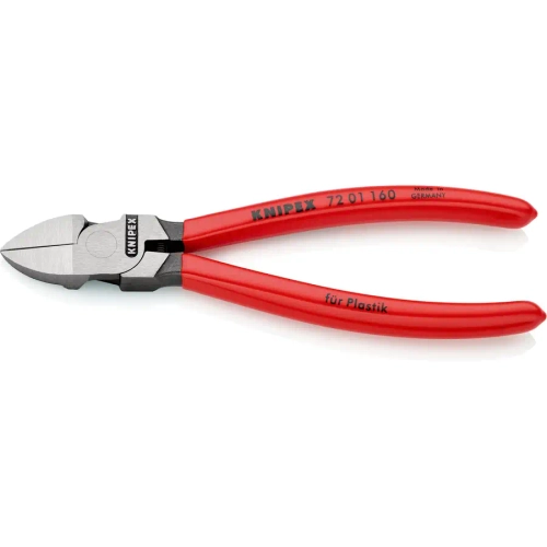 Кусачки боковые для пластмассы 160 мм Knipex 72 01 160 SB