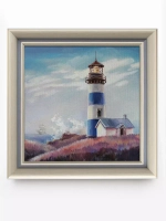 Картины на стену интерьерная на холсте 4 шт, 23*23 см