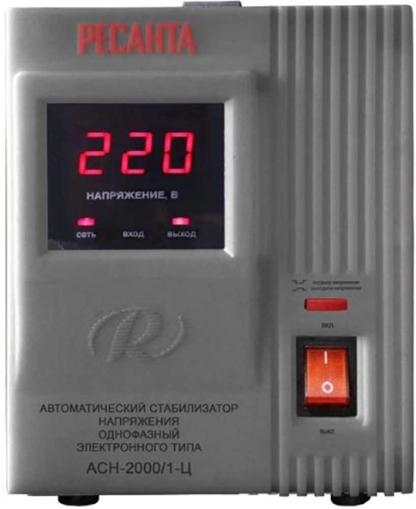 Стабилизатор Ресанта ACH-2000/1-Ц серый