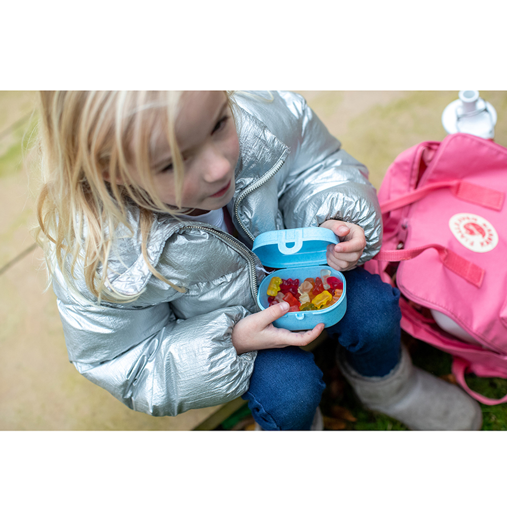 Ланч-бокс pascal, organic, 9,6х5,2х7 см, голубой