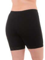 Панталоны из хлопка с эластичным кружевом по ноге (Размер: 4X) (Цвет: бежевый)