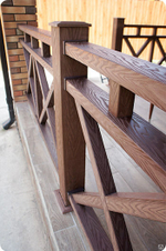 Балясина ДПК PREMIUM 3D Венге Текстура 50*50*3000мм