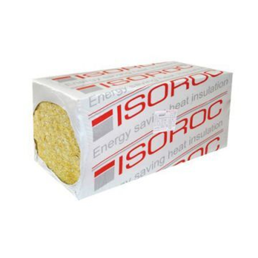 Базальтовая вата Isoroc ПП-60 1000х500х50 мм 8 шт (55-65 кг/м3; 0,2 м3; 4 м2)
