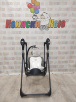 Стульчик для кормления-электрокачели Sweet Baby Amulete Steel Grey