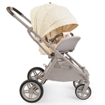 Детская прогулочная коляска Happy Baby Luna 360 beige (flowers)