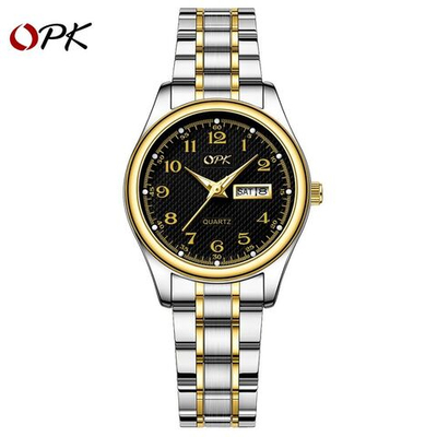 Часы наручные женские кварцевые OPK8110 серебро-черные