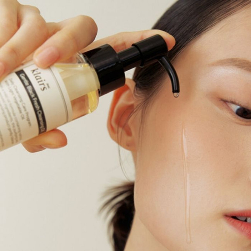 Dear, Klairs Gentle Black Fresh Cleansing Oil увлажняющее гидрофильное масло