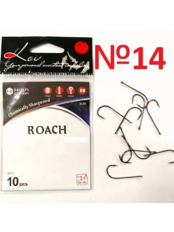 Крючок KOI "ROACH", размер 14 (INT), цвет BN