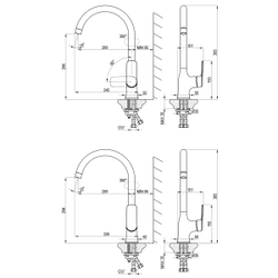 Смеситель Lemark Verba LM11405C для кухни