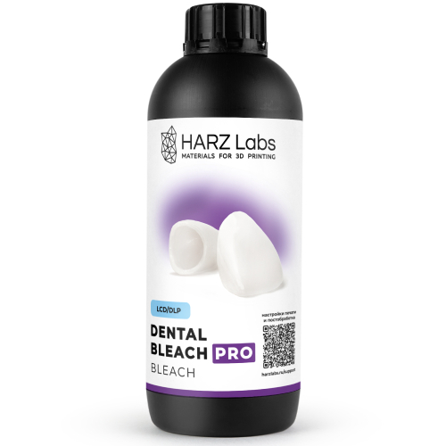 Фотополимер HARZ Labs Dental Bleach PRO, белый, 1 кг
