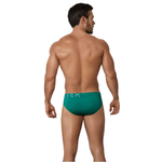 Зеленые принтованные плавки Malibu Swimsuit Brief (Размер: L) (Цвет: зеленый)