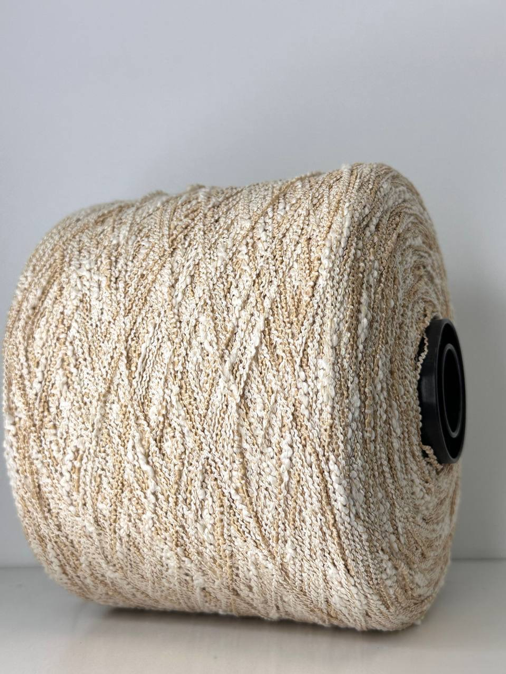 SKIROS - Azeta Filati; 85% хлопок, 15% п/а; 320м/100гр; цвет: бежевый, топлёное молоко; S702 MP