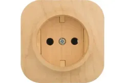 Розетка Legrand Quteo без заземления накладная дерево 25987