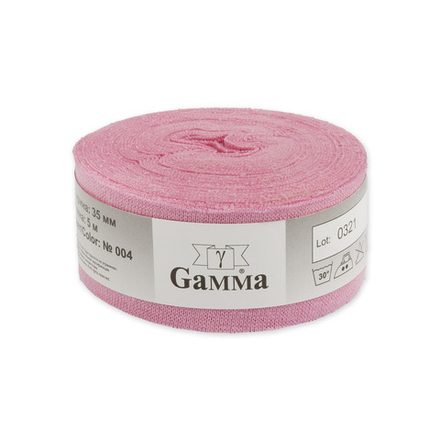 Бейка трикотажная "Gamma", 35мм, цв.004, 95% хлопок, 5% эластан
