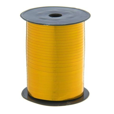 Лента декоративная 0,5 см ЖЕЛТАЯ 500 метров