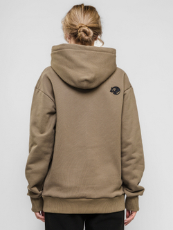 Худи "НОХО" унисекс, цвет "Сухой мох"