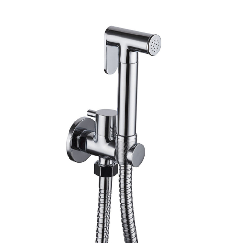 Кран с гигиенической лейкой FRAP F7501 на холодную воду (хром, латунь)