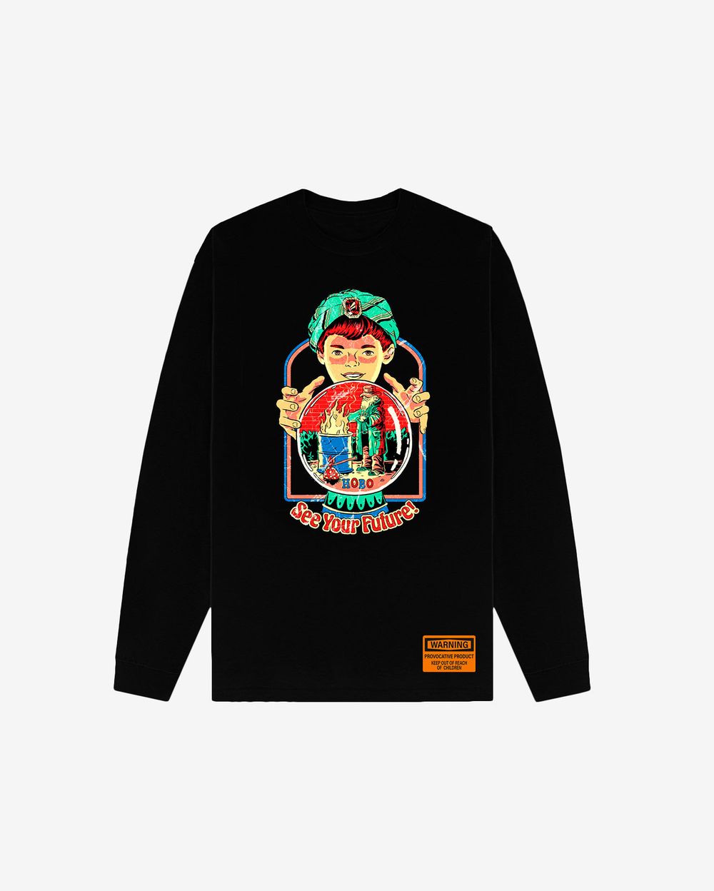 Лонгслив SR by Epic Merch See Your Future Черный