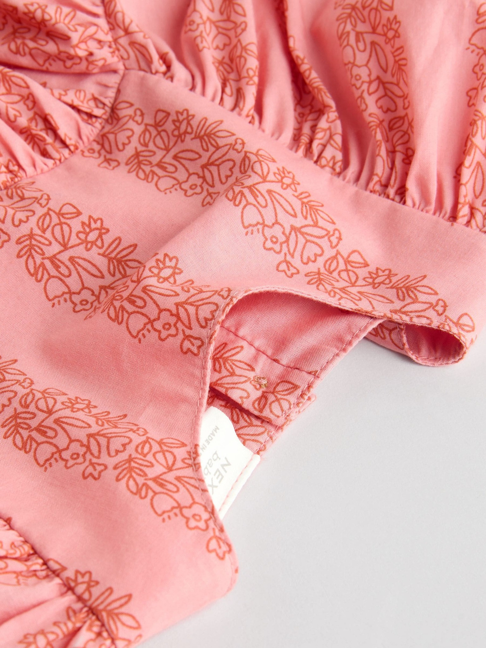 Блузка и брюки в комплекте для малышей Next AA8-193, Темно-розовый