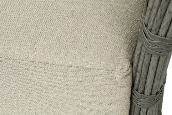 "Валенсия" диван из искусственного ротанга трехместный, цвет серый