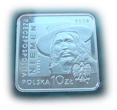 Польша 10 злотых 2009 Польский композитор Чеслав Немен История польской популярной музыки СЕРЕБРО