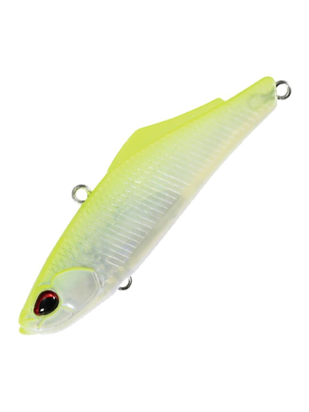 Воблер DUO Bay Ruf Tide Vib 80, CEA0737 Lime Head Clear Gigo, 80 мм, 25 г, тонущий, виб