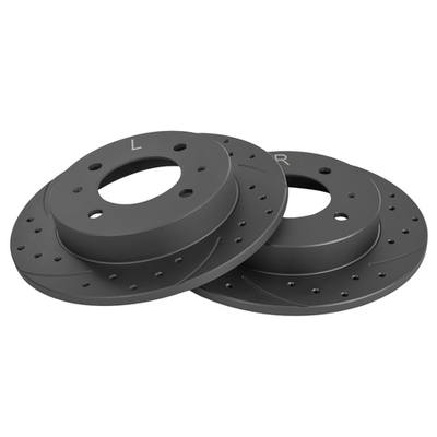 Диск тормозной задний перфорированный PRO-Line с покрытием (компл.2 шт) HYUNDAI Coupe/Elantra/Lantra/Matrix/Tiburon 90-10 GANZ GIJ10088S