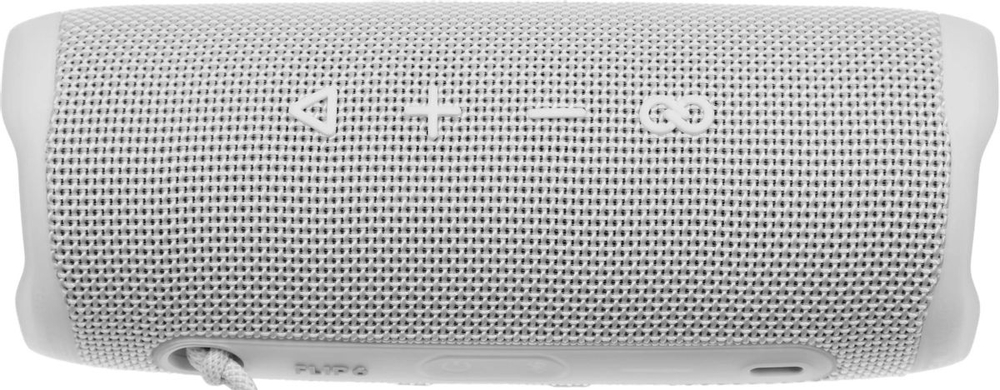 Колонка портативная JBL Flip 6, 30Вт, белый [jblflip6wht]
