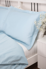 BLOOM Оксфорд 2 наволочки 50x70см, сатин голубой