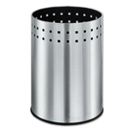 Урна-корзина для мусора 12 литров "Bionic", МАТОВАЯ, перфорированная, LAIMA