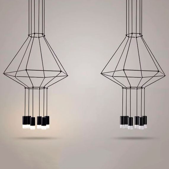 Подвесная люстра Imperium Loft Vibia Wireflow 84532-22