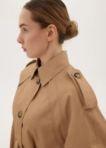 Плащ, бежевый