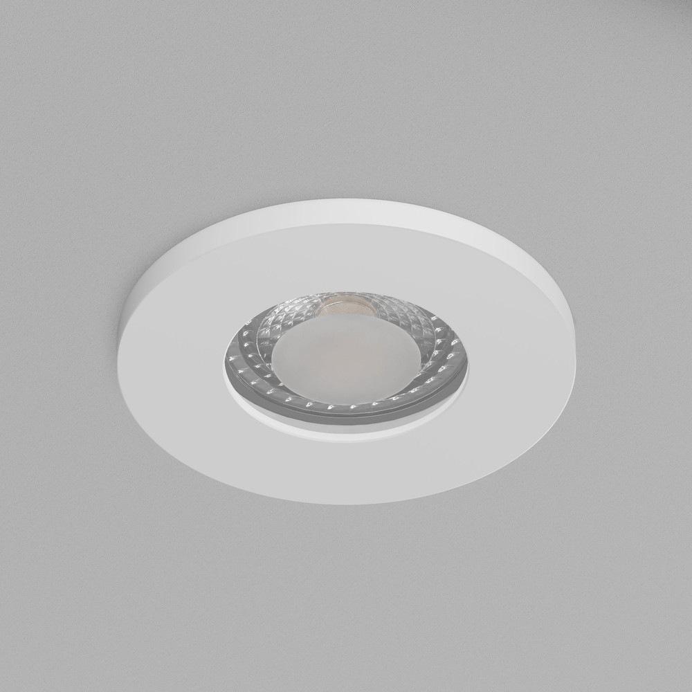 DK2036-WH Встраиваемый светильник влагозащ., IP 44, до 15 Вт, GU10, LED, белый, алюминий