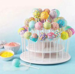 Палочки бумажные для Cake pops (белые, 20 см, 25 шт)