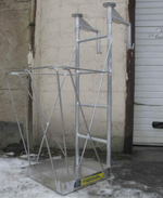 Площадка, навешиваемая на строительные конструкции MEGAL ПКА 1200-0,6*0,55