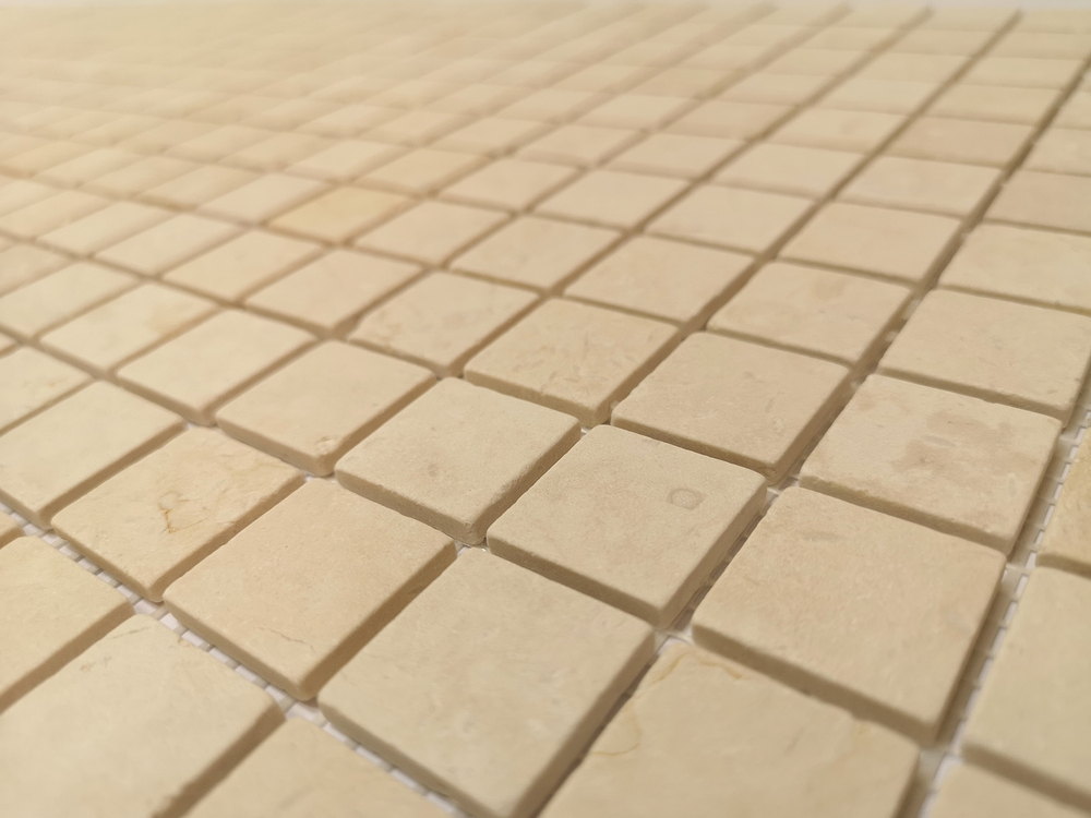Мозаика LeeDo Caramelle: Pietrine - Botticino (в уп.) матовая 29,8x29,8x0,4 см (чип 23x23x4 мм)