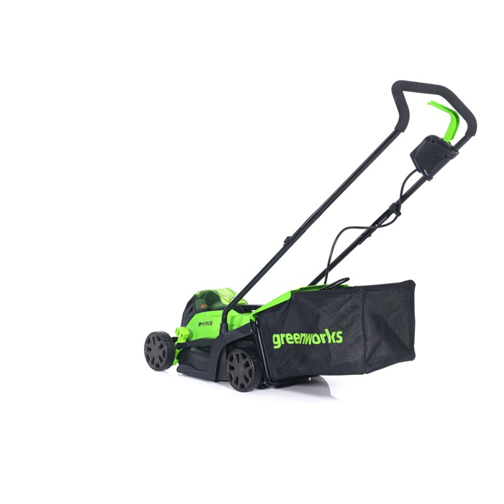 Газонокосилка аккумуляторная 24V Greenworks GD24LM33 б/щ 33см 30л 12.5кг без АКБ и ЗУ